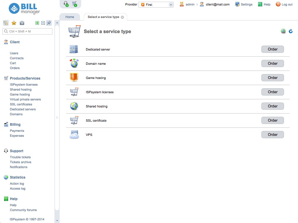 Скриншот 3 программы BILLmanager