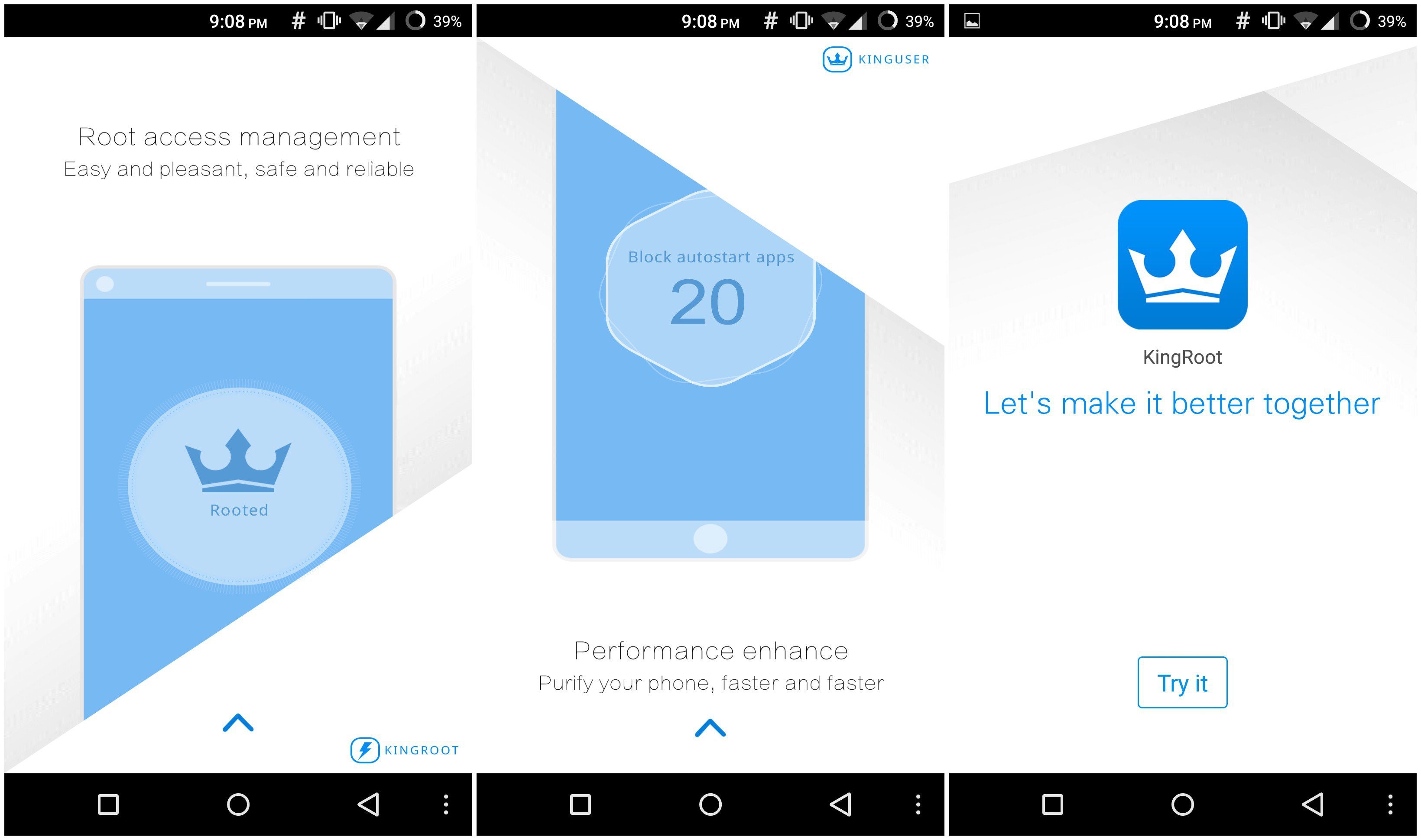 Скриншот 2 программы KingRoot