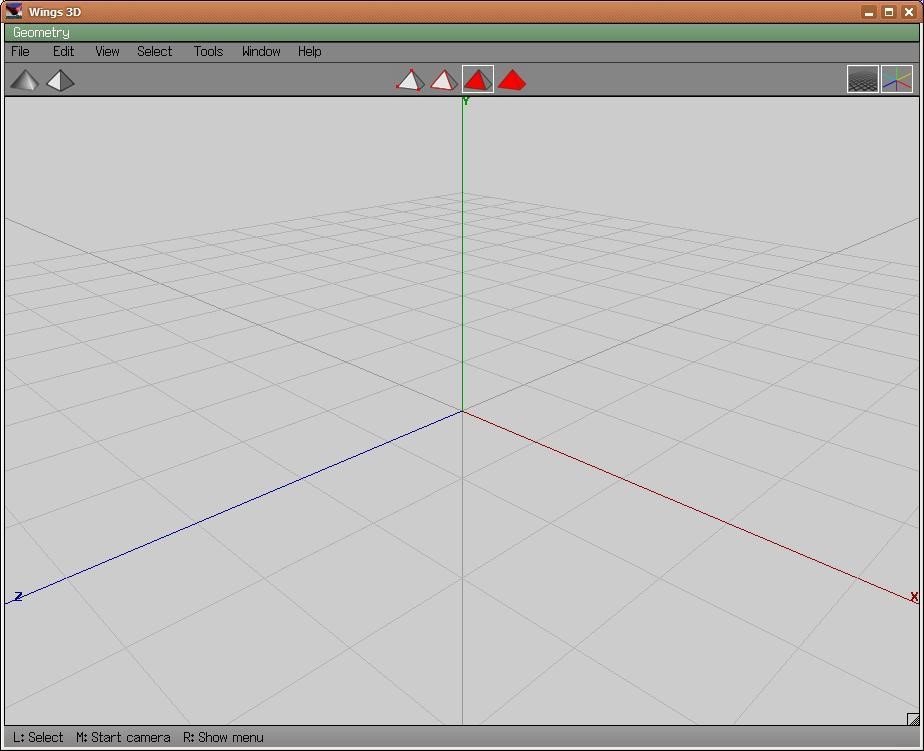 Скриншот 2 программы Wings 3D
