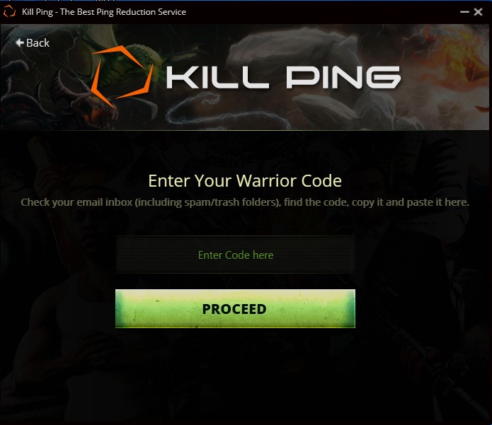 Скриншот 1 программы Kill Ping