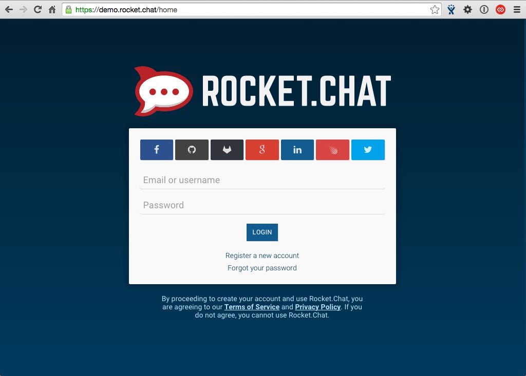 Скриншот 4 программы Rocket.Chat