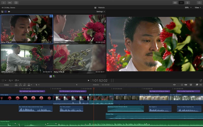 Скриншот 4 программы Final Cut Pro X