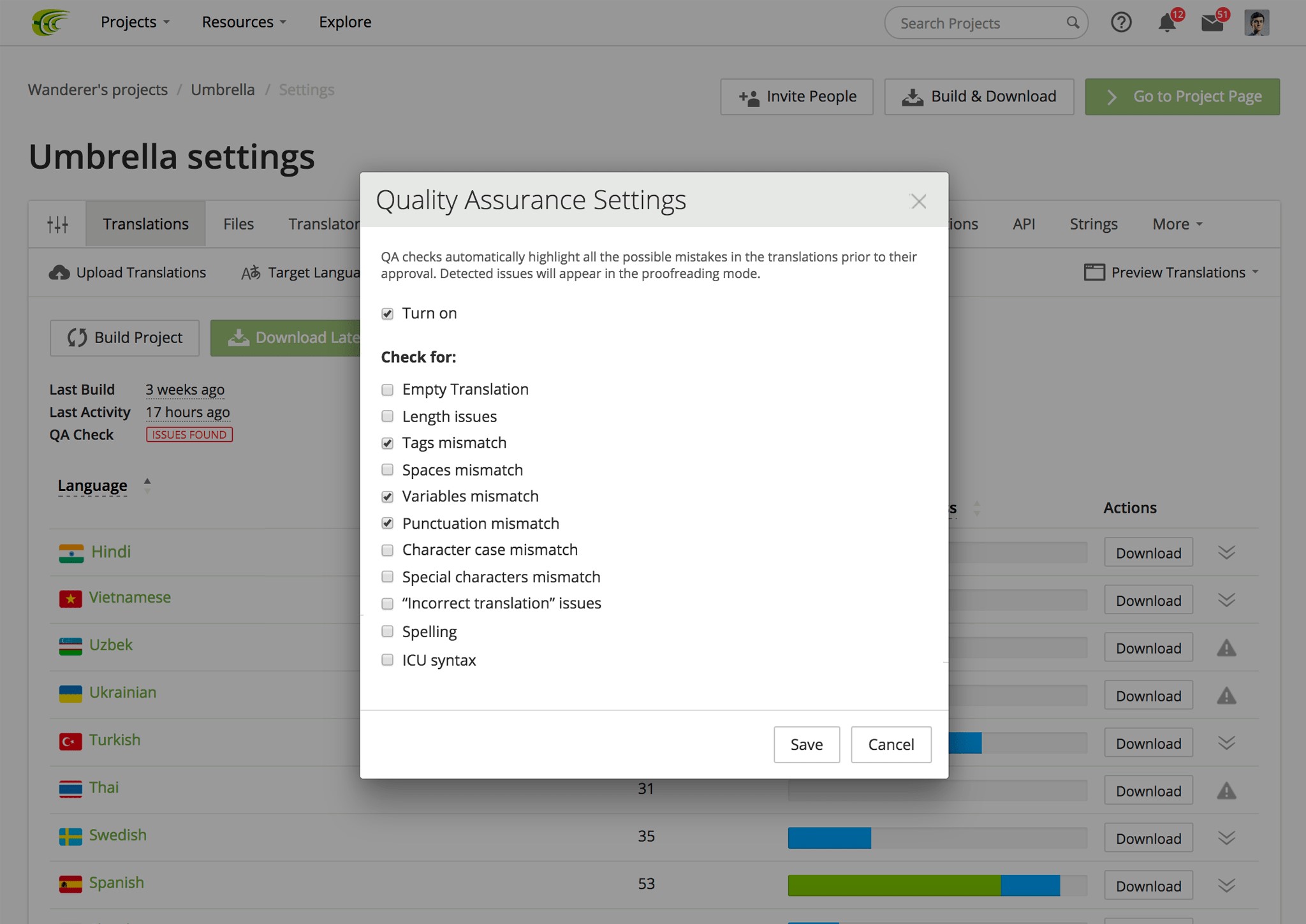 Скриншот 5 программы Crowdin