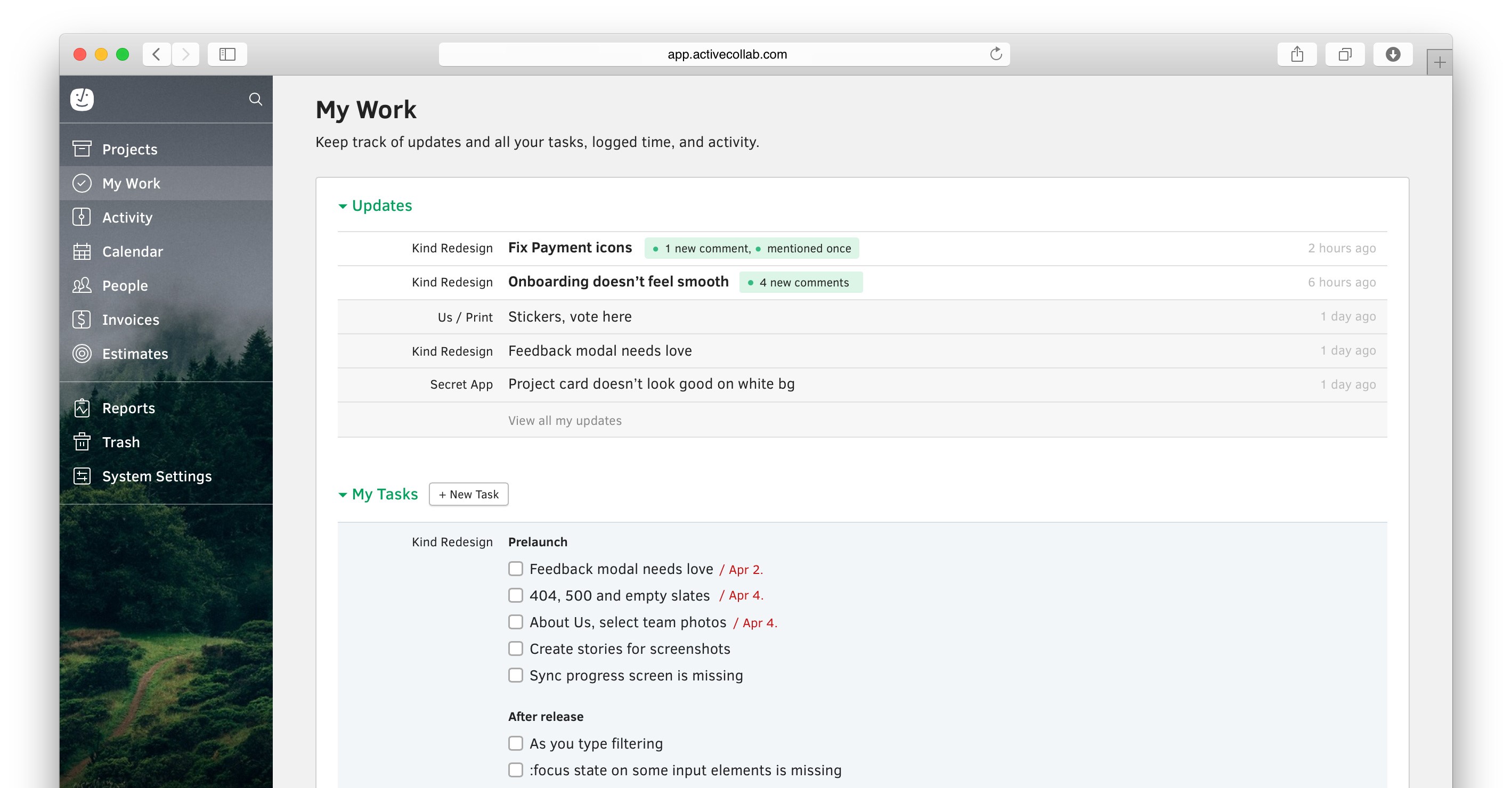 Скриншот 4 программы ActiveCollab