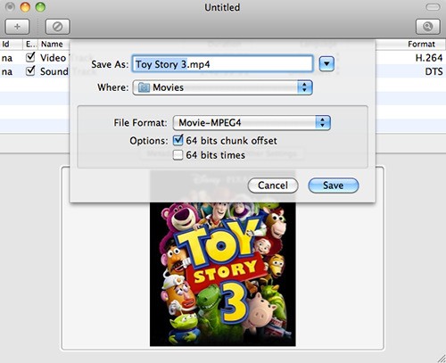 Скриншот 2 программы Subler