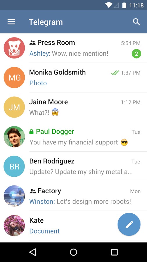 Скриншот 6 программы Telegram