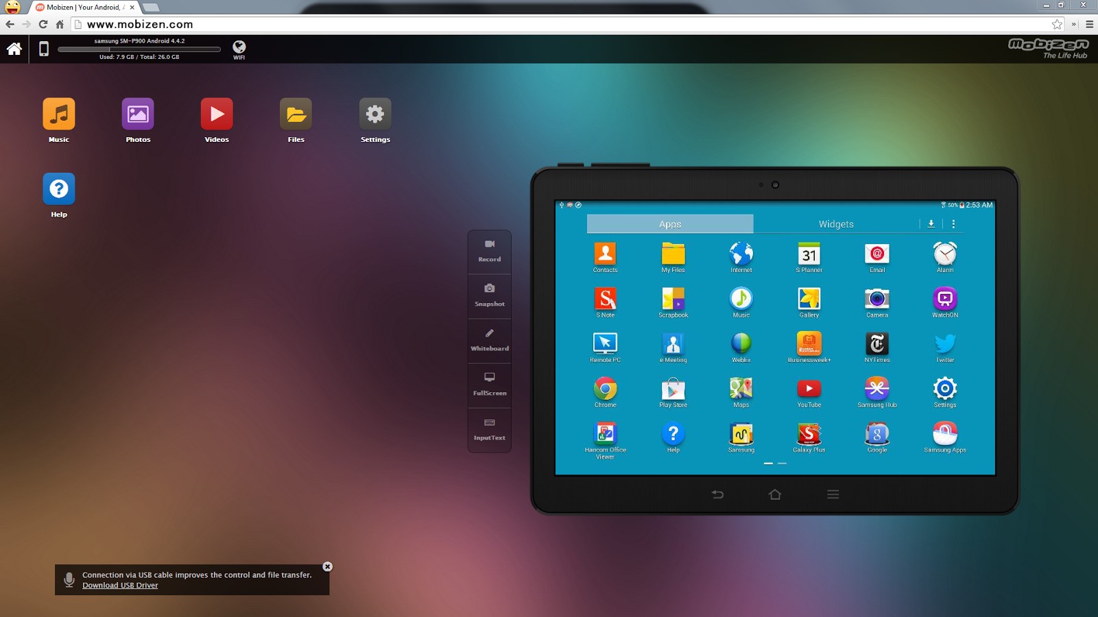 Скриншот 5 программы Mobizen