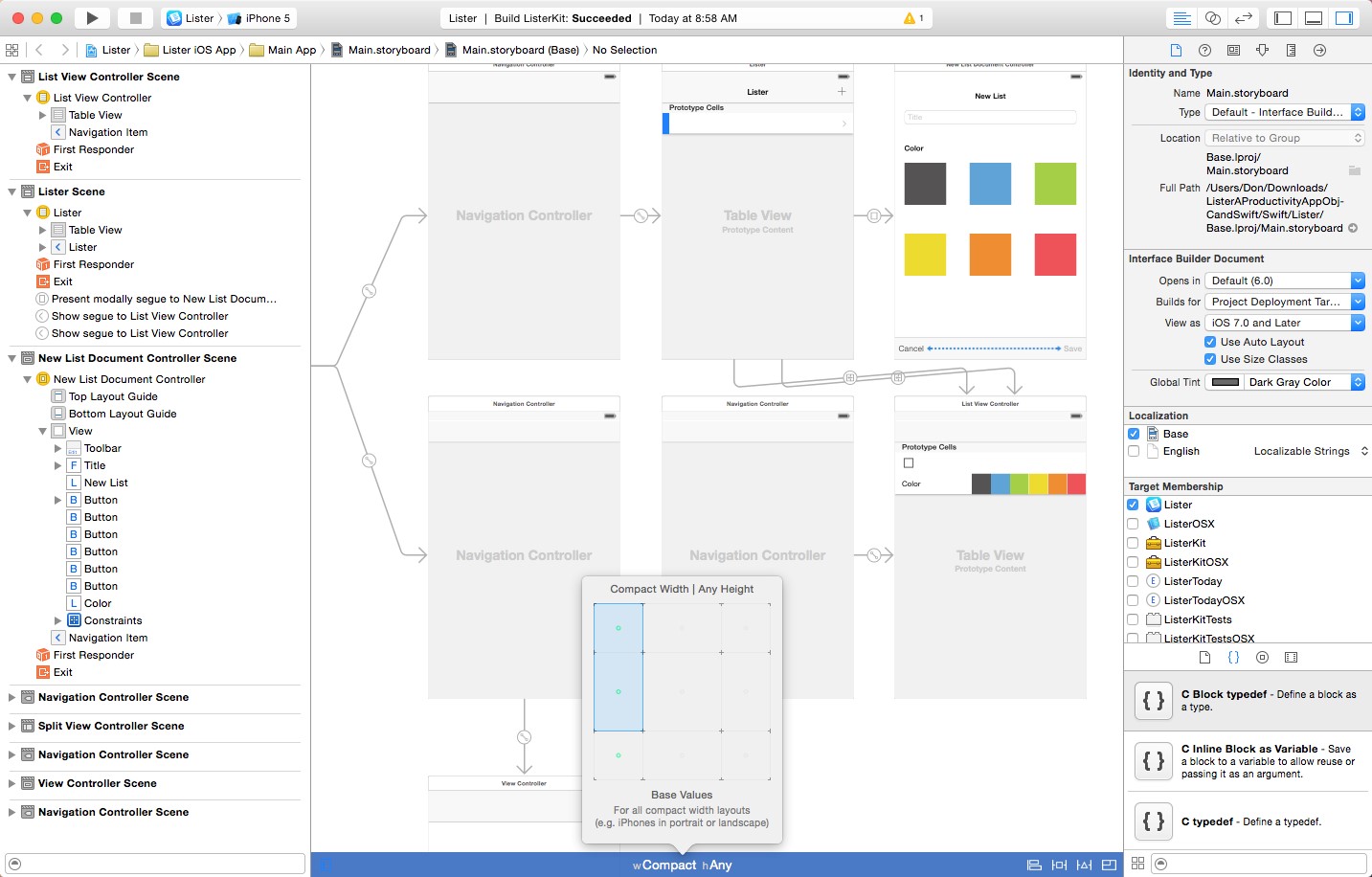 Xcode где скомпилированный файл