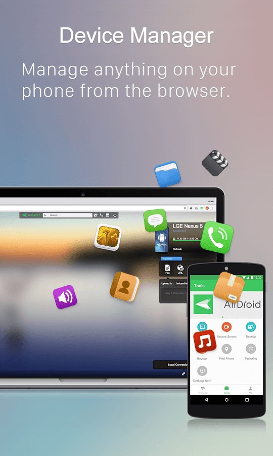 Скриншот 4 программы AirDroid