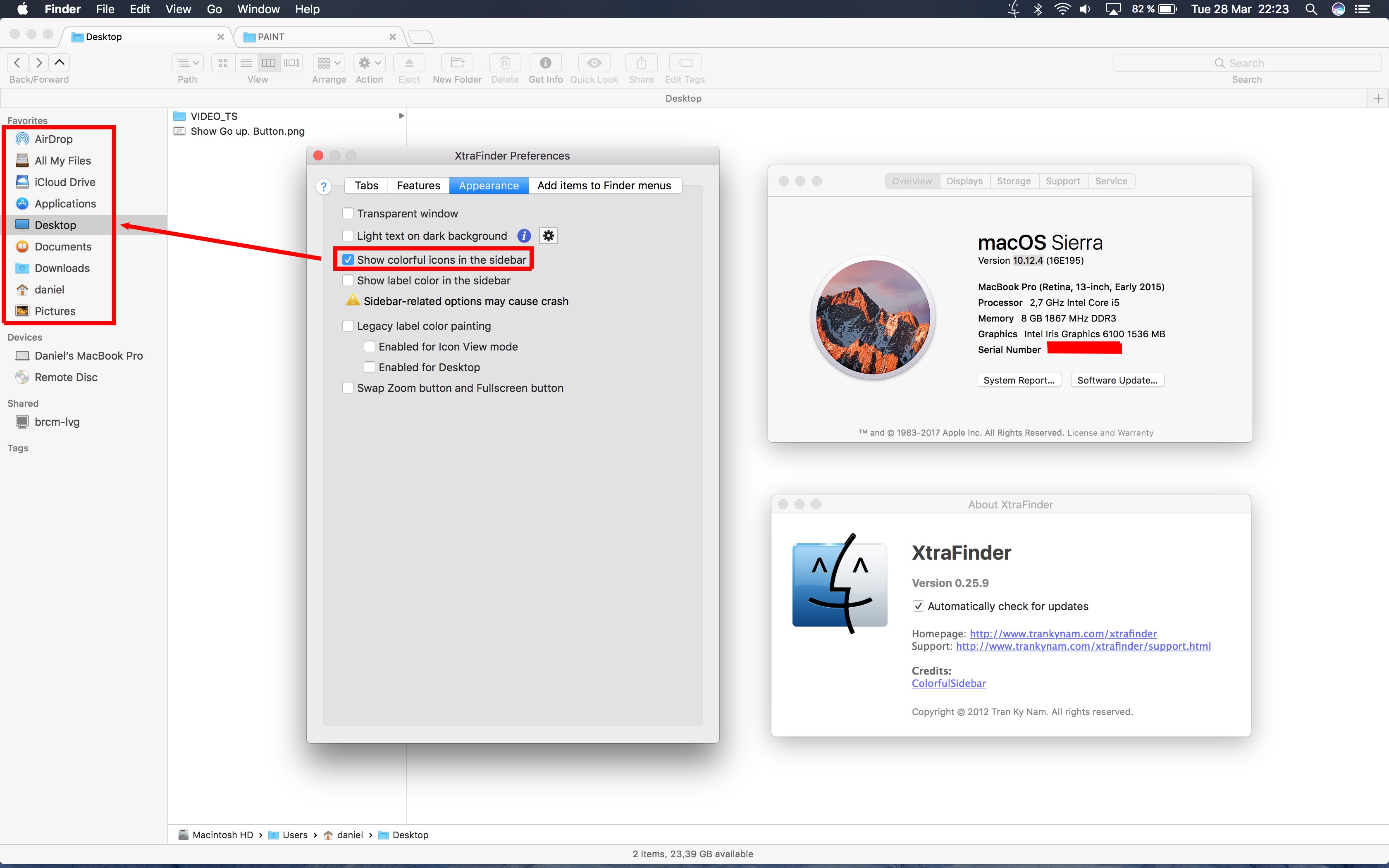 Скриншот 3 программы XtraFinder