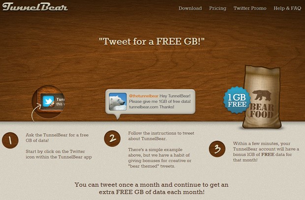 Скриншот 4 программы TunnelBear