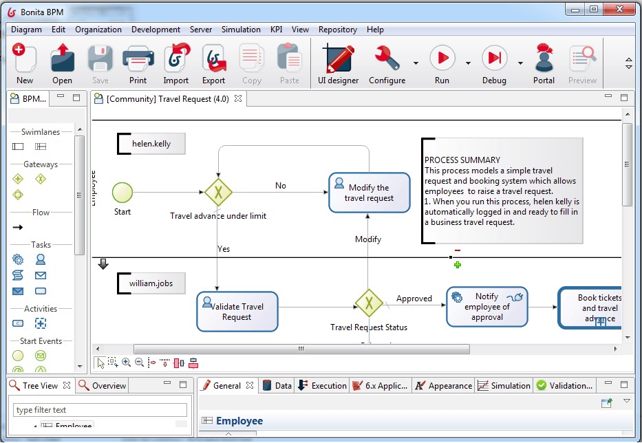 Скриншот 3 программы Bonita BPM
