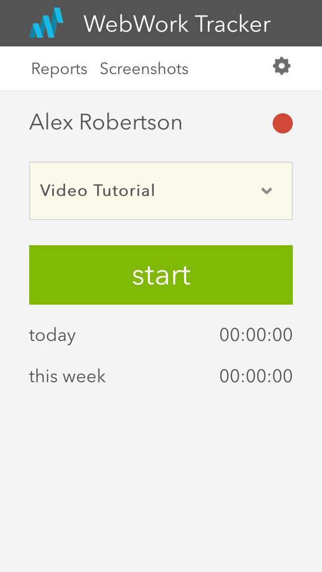 Скриншот 6 программы WebWork Time Tracker