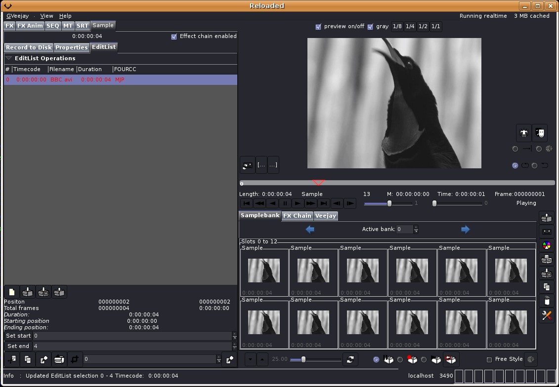 Скриншот 2 программы Veejay