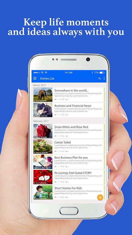 Скриншот 4 программы Diaro