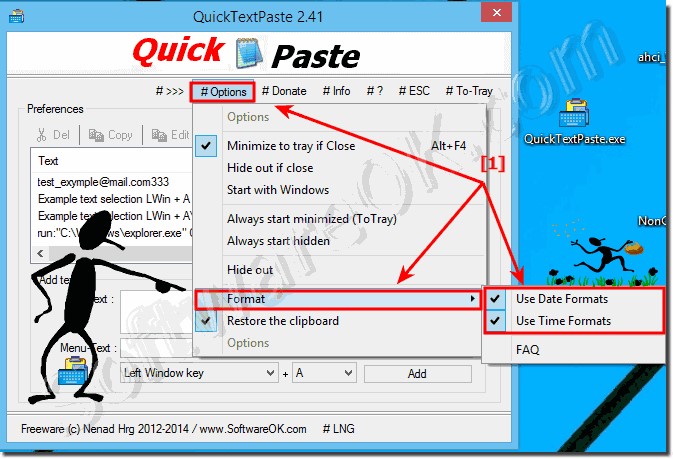 Скриншот 3 программы QuickTextPaste