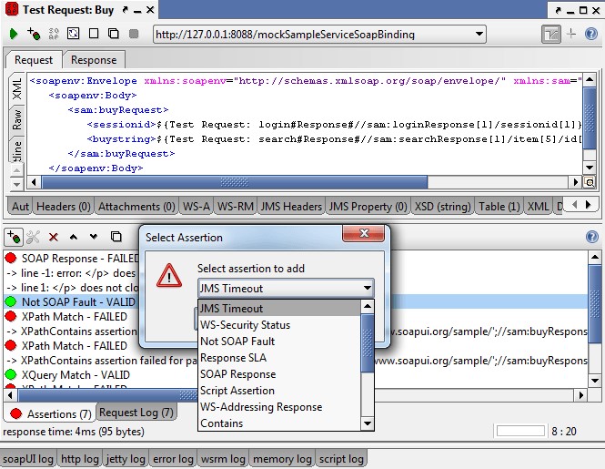 Скриншот 4 программы soapUI