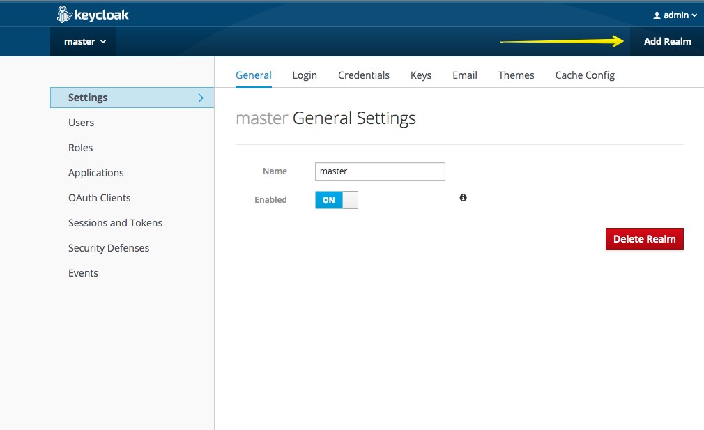 Скриншот 2 программы Keycloak