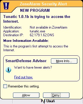Скриншот 2 программы ZoneAlarm Free Firewall