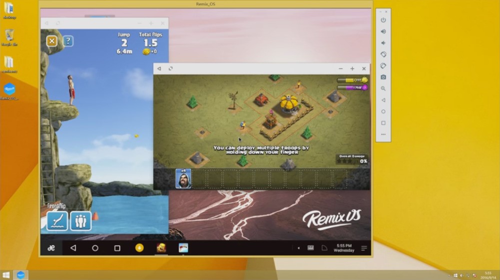 Скриншот 1 программы Remix OS Player