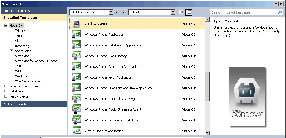 Скриншот 2 программы Apache Cordova