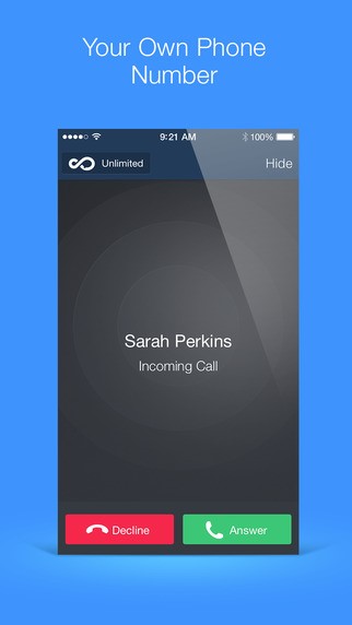 Скриншот 2 программы TextNow