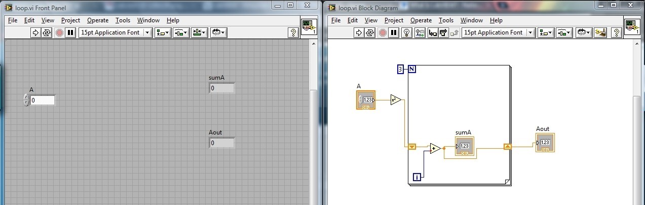 Скриншот 2 программы LabVIEW