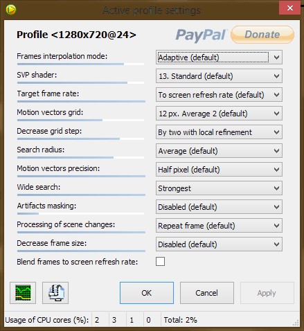 Скриншот 2 программы SmoothVideo Project