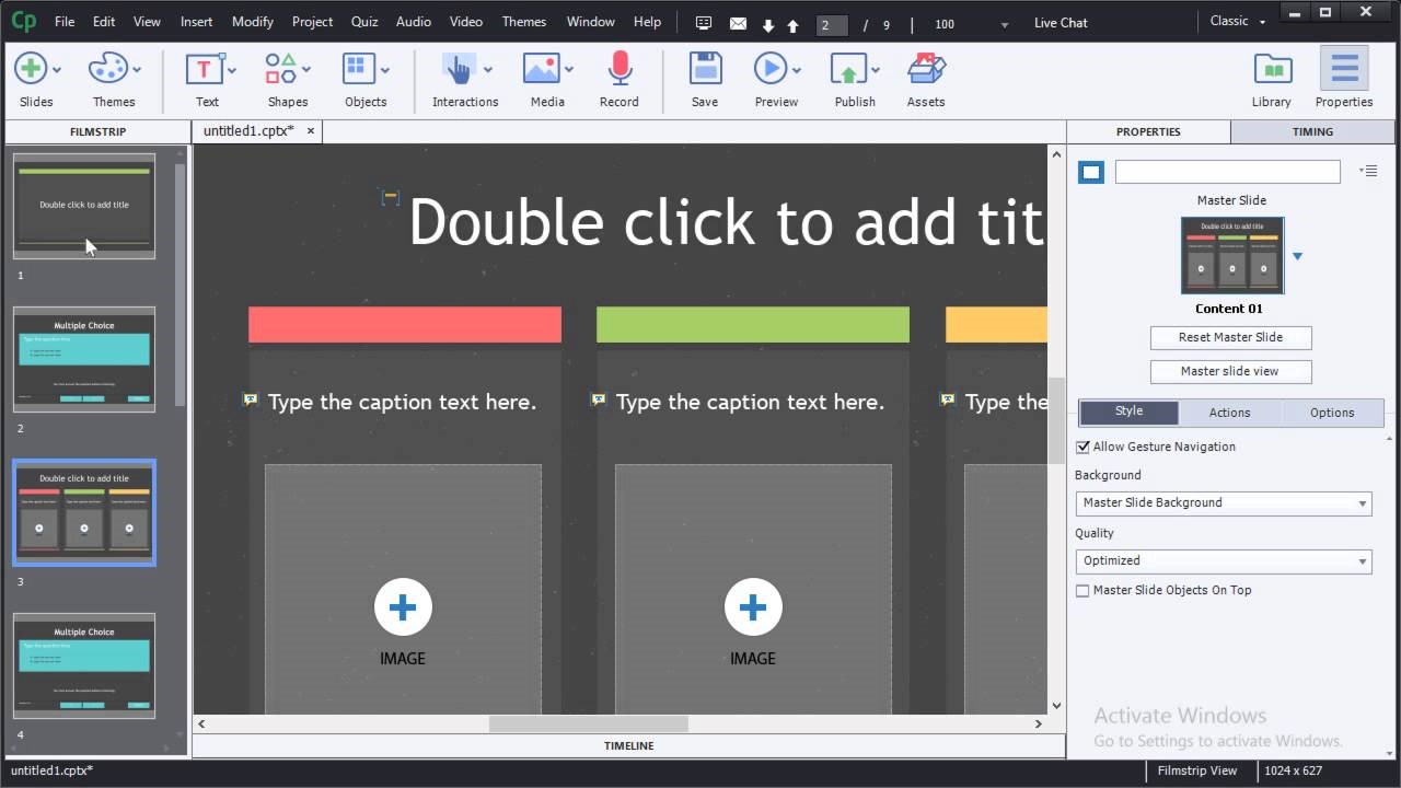Скриншот 4 программы Adobe Captivate