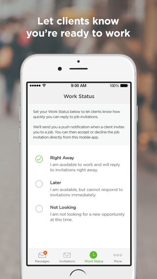 Скриншот 3 программы Upwork