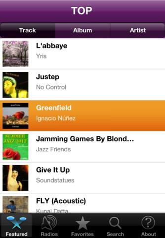 Скриншот 4 программы Jamendo