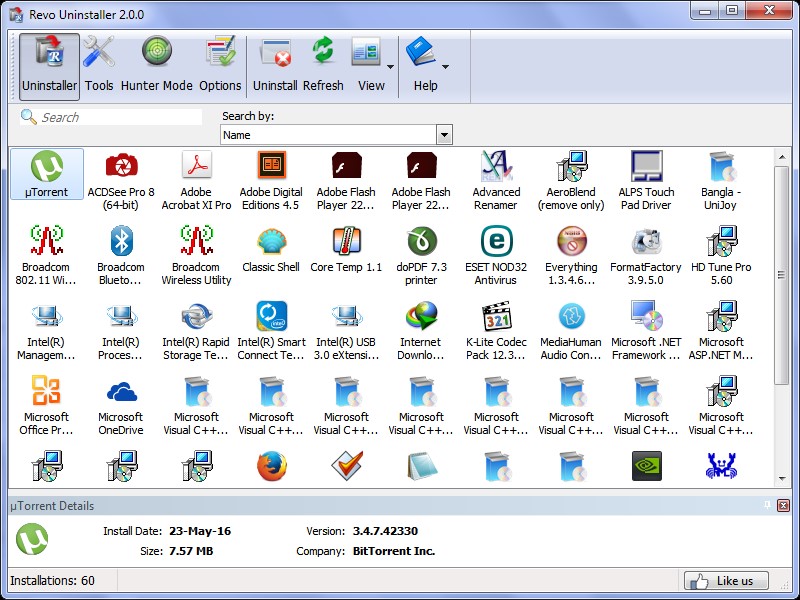 Скриншот 4 программы Revo Uninstaller
