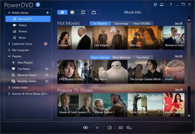 Скриншот 3 программы CyberLink PowerDVD