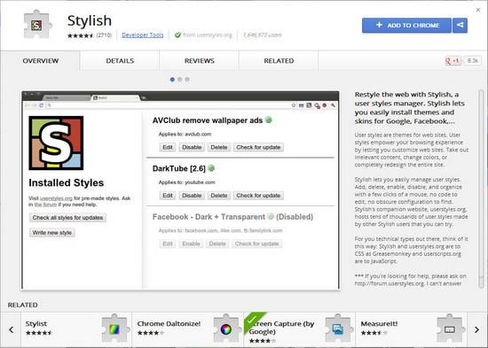 Скриншот 5 программы Stylish