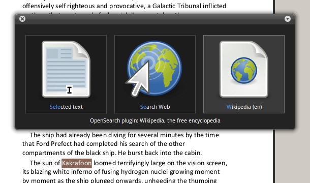 Скриншот 3 программы Gnome Do