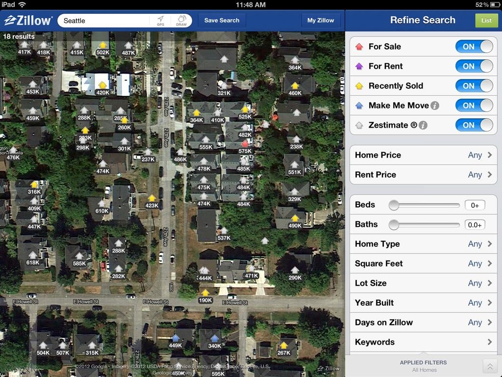 Скриншот 3 программы Zillow