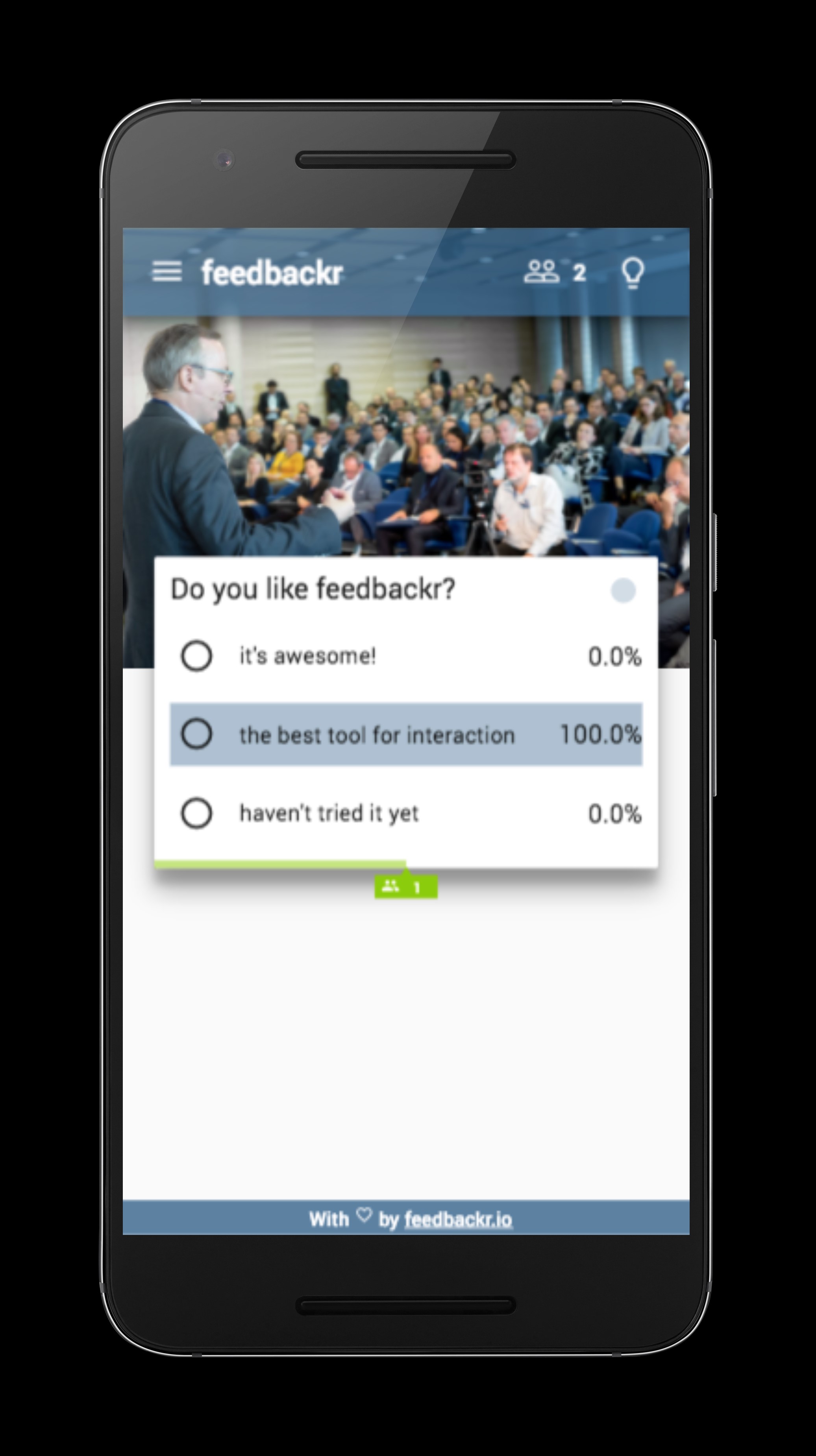 Скриншот 1 программы feedbackr