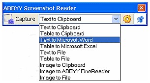 Скриншот 2 программы ABBYY Screenshot Reader