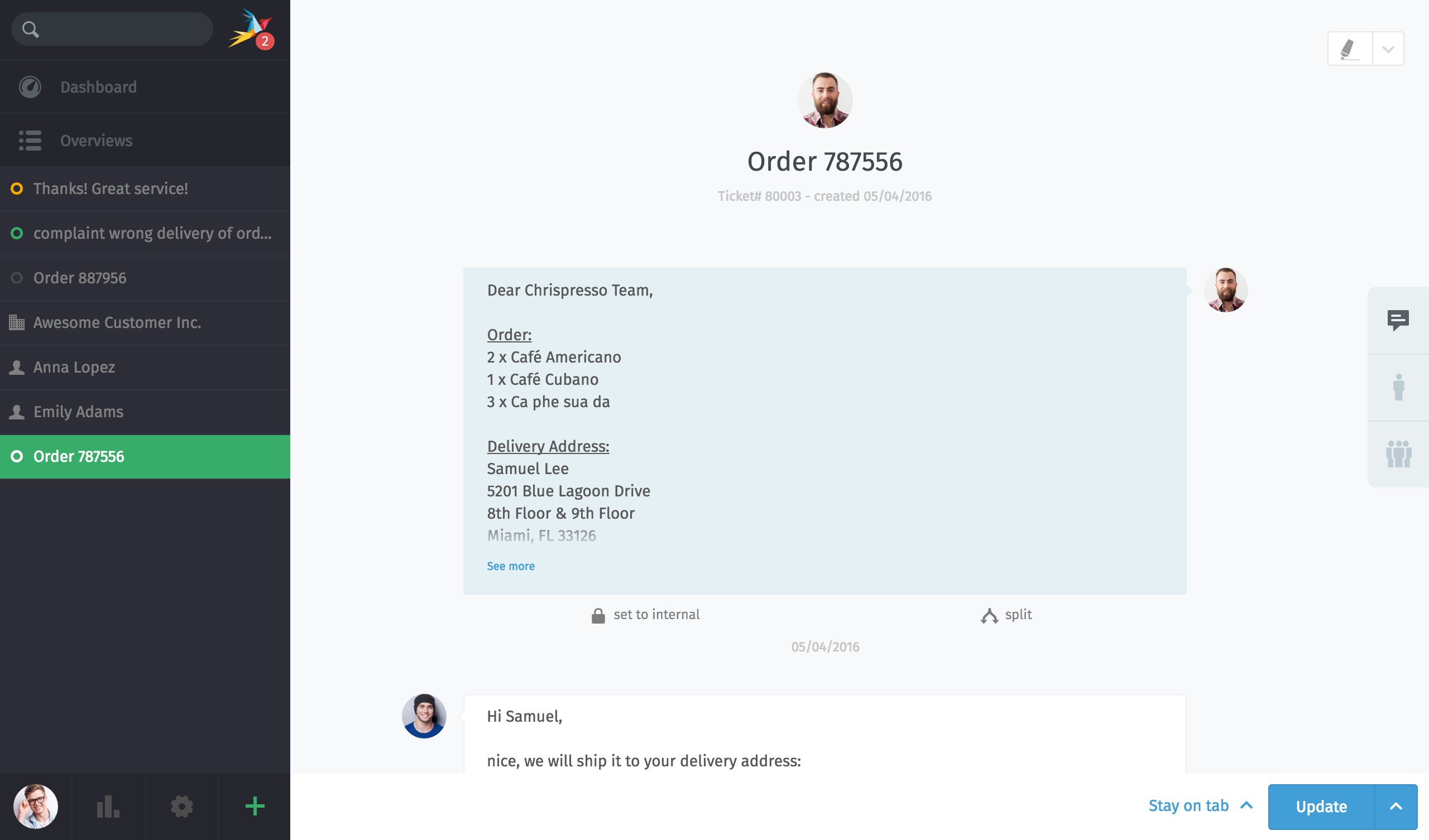 Скриншот 6 программы Zammad