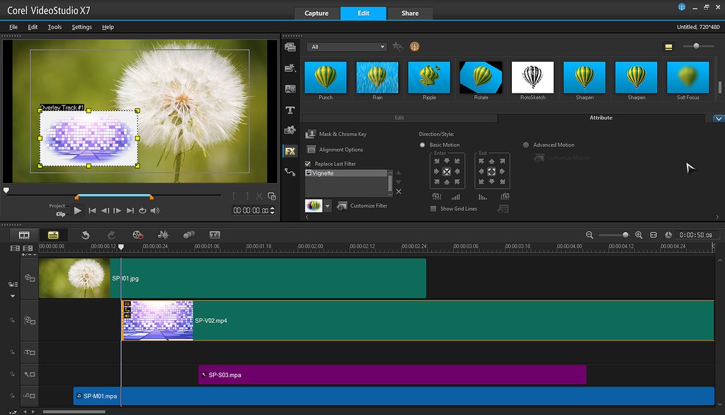 Скриншот 1 программы Corel VideoStudio
