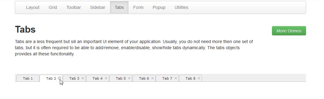 Скриншот 4 программы w2ui