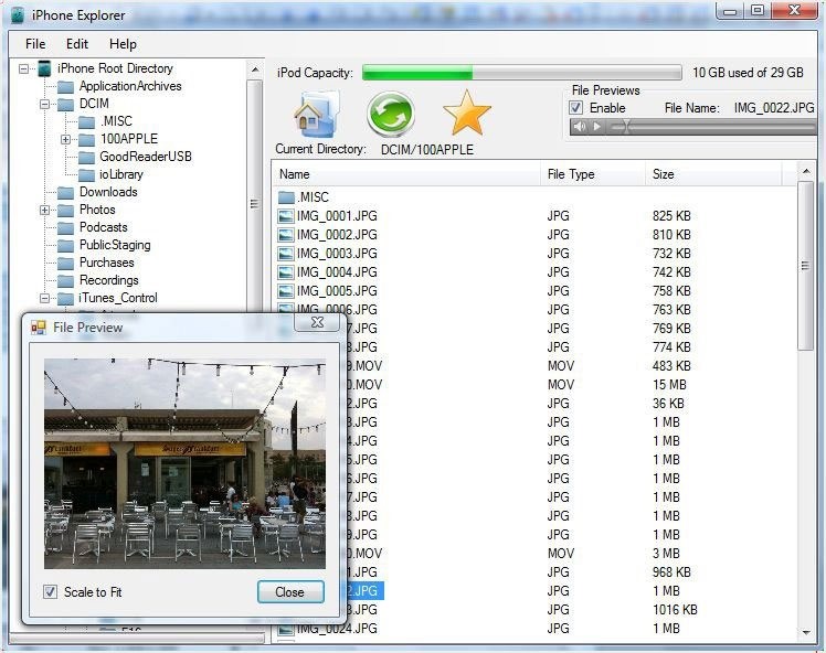 Скриншот 1 программы iExplorer