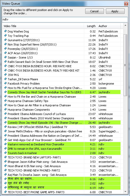 Скриншот 3 программы YTWatcher