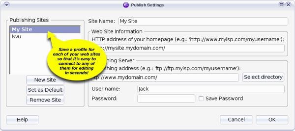 Скриншот 2 программы NVU