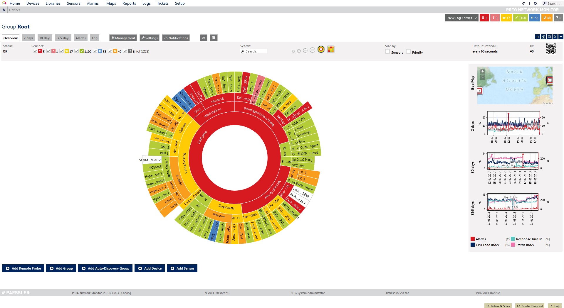 Скриншот 6 программы PRTG Network Monitor