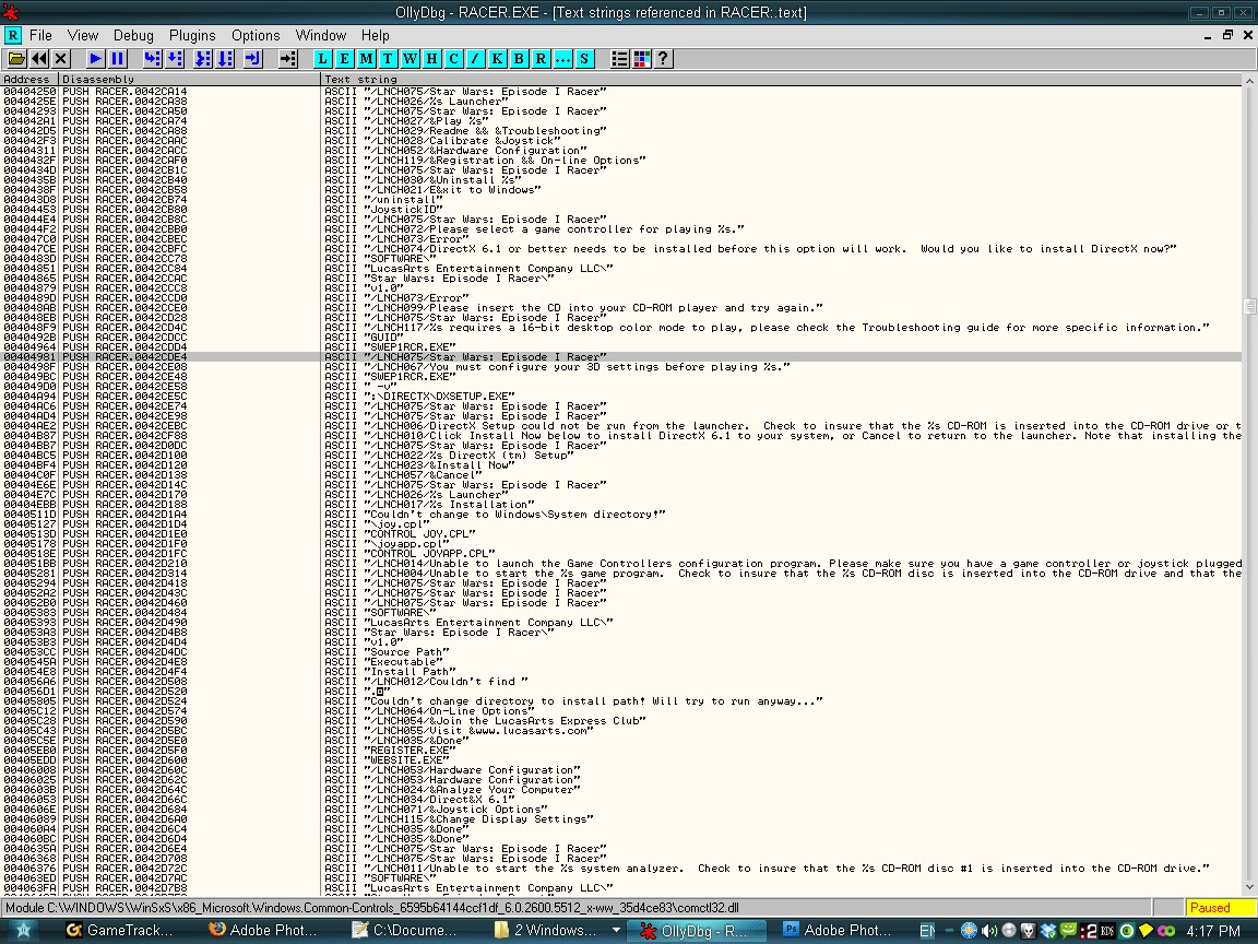 Скриншот 2 программы OllyDbg