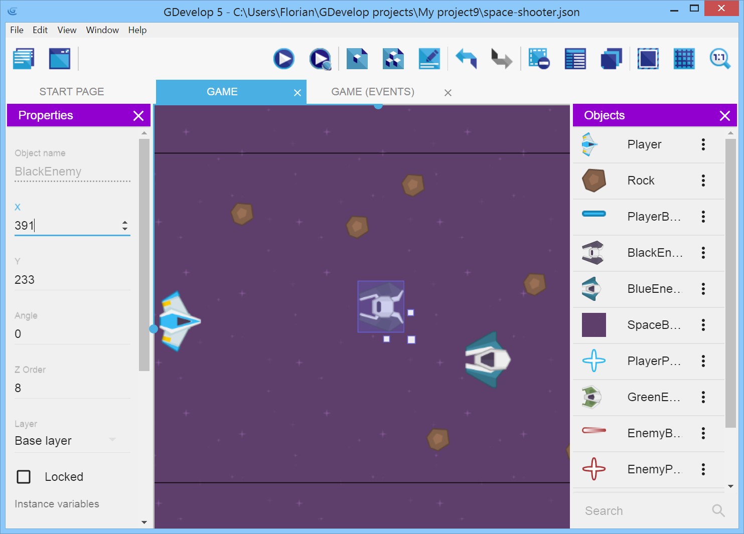 Скриншот 5 программы GDevelop