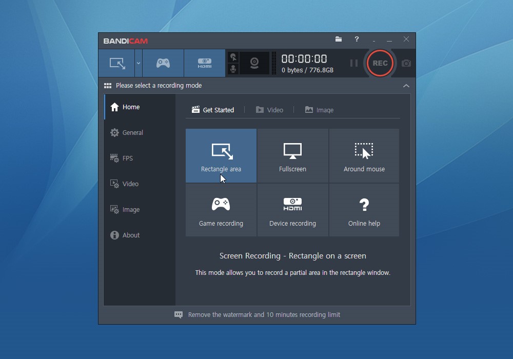 Скриншот 6 программы Bandicam Screen Recorder