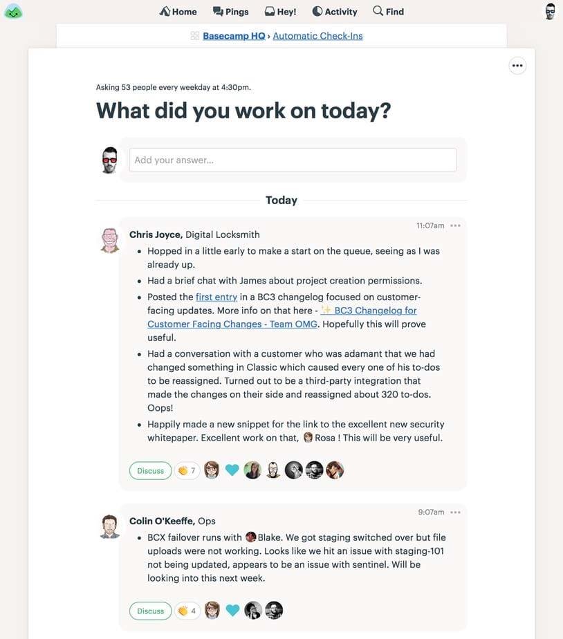 Скриншот 5 программы Basecamp