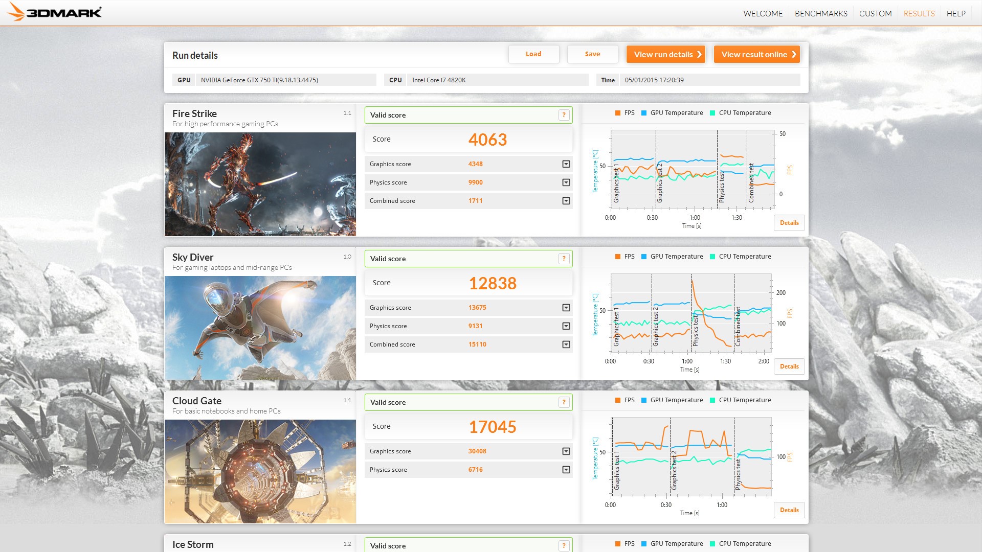 Скриншот 6 программы 3DMark